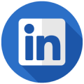 A Linkedin logo with a link to Jesse Torres's profile 